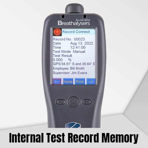 Internal Test Record Memory