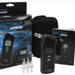 Complete set of the BACtrack S80 breathalyser