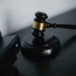 A gavel used in court